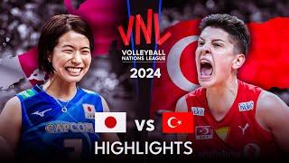  JAPAN vs TURKIYE  | Highlights | Women's VNL 2024