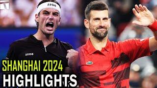 Novak Djokovic vs Taylor Fritz SF Highlights | Shanghai 2024