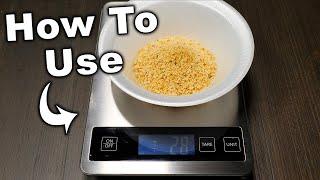 How To Use a Kitchen Scale