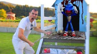 LA BATALLA FINAL CONTRA SONIC.EXE EN LA VIDA REAL | EL FINAL DE SONIC.EXE EN LA VIDA REAL MINIPALAKY