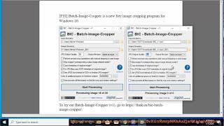 Batch-Image-Cropper is a new free image cropping program for Windows 10