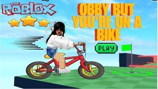 Roblox Obby BUT you're on a *BIKE*! | Pedaling till the *END* ‍️‍️