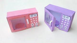 How to make paper Microwave Oven || DIY Miniature Microwave Oven | Dollhouse || Paper Craft Idea