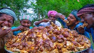 PESHAWARI CHAWAL | Pakistan Special Golden Pulao Recipe Cooking in Indian Village | Mutton Recipes