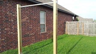 DIY Extreme Outdoor Pullup Bar