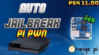 Auto Jailbreak the PS4 v11.00 with a Orange Pi Zero3 (Rerecorded)