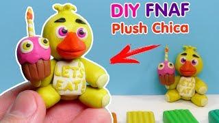 ФНАФ ИЗ ПЛАСТИЛИНА - КАК СЛЕПИТЬ ЧИКА | DIY Five Nights at Freddy's Plush Chica