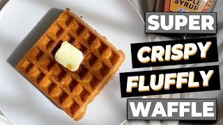 How To Make Crispy Waffle - Made with Breville Waffle Maker