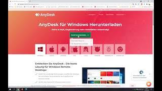 Fernwartung mit AnyDesk (Installationsanleitung)