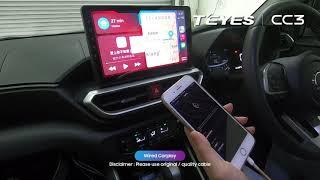 How to connect Apple CarPlay & Android Auto | TEYES CC3 | Teyes Malaysia