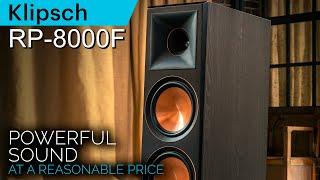 Klipsch RP-8000F. Almost like the flagship RF7-III, only much cheaper