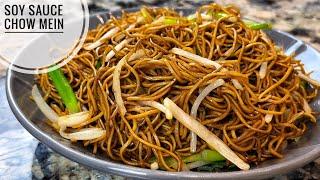 Cantonese Soy Sauce Chow Mein, Super Easy Stir Fried Noodle, Better Than Take Out 豉油王炒麵