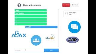 CHAT PHP MYSQL AJAX