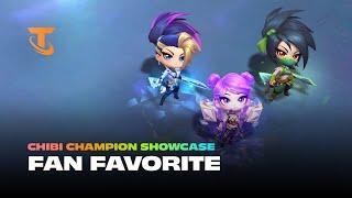 Fan Favorites | Chibi Champion Showcase - Teamfight Tactics