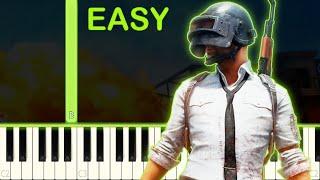 PUBG MOBILE - EASY Piano Tutorial