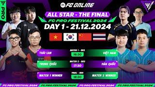 FC Pro Festival 2024: Việt Nam đối đầu Thái Lan, LHAT lần đầu thi đấu quốc tế | Day 1 - ALL STAR