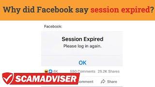 Session Expired on Facebook on iPhone in 2021 - why all people got logged out? What's the reason?