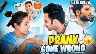 She got angry on my new look || Prank on her