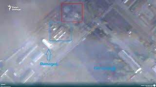 Satellite Imagery of Khanskaya Air Base (Ammo Storage Hit) and Shahed Warehouse After Drone Strike