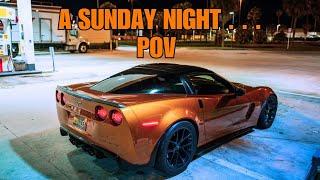 COME WITH ME FOR A LATE NIGHT DRIVE - POV CORVETTE Z06