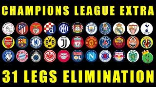 UEFA Champions League Extra Elimination Marble Race with 31 legs / Marble Race King