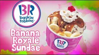 ASMR Baskin Robbins Banana Royale Sundae By Addy Saridi Otafuse