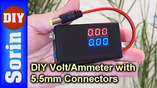 DIY Simple Voltmeter / Ammeter With 5.5mm Connectors