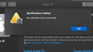 Verification Failed On Mac Fix