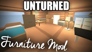 Unturned Modday: Furniture Mod! (Functioning Cabinets, Beds Lamps, +More!)