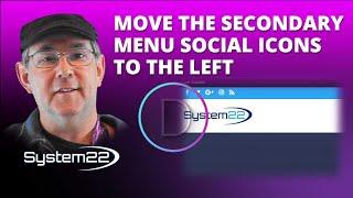 Divi Theme Move The Secondary Menu Social Icons To The Left 