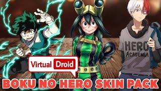 My Hero Academia Skins Pack for Virtual Droid 2 | Boku No Hero Anime Skins | #virtualDroid2skins