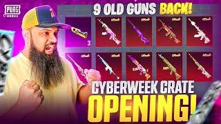 Cyber Famous Firearms 9 Old Guns Lucky Spin  | PUBG Mobile Crate Opening