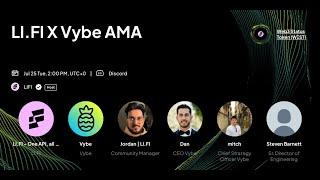 Building A Crypto Super App Vybe x LI.FI AMA