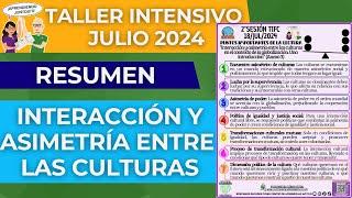 CEAA Resumen Interacción y asimetría entre las culturas Taller Intensivo Julio 2024