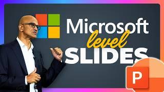 Make PRO Slides Like Microsoft (EASY Tutorial)