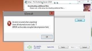 how to fix Isdone.dll error in fitgirl repack and others games setup repacks