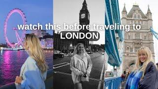 watch this before traveling to LONDON | tips and tricks for first timers