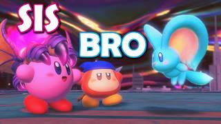 WE BEAT Kirby and the Forgotten Land!! *FINAL BOSS + ENDING!!* (Brother and Sister Gameplay)