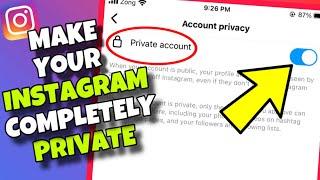 (NEW UPDATE) How To Make Your Instagram Account Private from Business / Creator