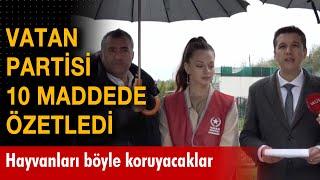 Vatan Partisi 10 maddelik çözüm önerisini sundu: Hayvanları böyle koruyacaklar