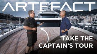 ARTEFACT | Inside the World's Smartest Hybrid Superyacht - Captain's Tour