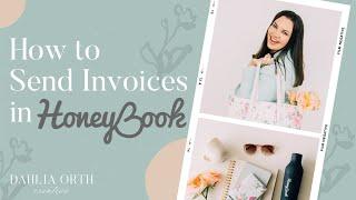 How to send invoices in Honeybook