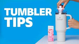 40oz. All-Day StrawSip Tumbler Tips & Tricks