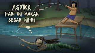 Mancing Ikan dapatnya Siluman | Kompilasi Cak Waw #HORORMISTERI Kartun Hantu, Animasi Horor