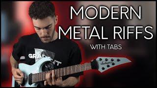 HOW TO PLAY MODERN METAL (With Tabs)  - Quick Palm Mutes, Chugging, Octave Riffs