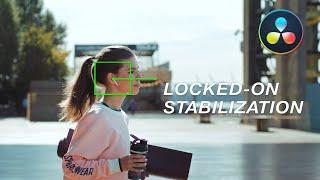 LOCKED-ON STABILISATION Effect in Davinci Resolve 16