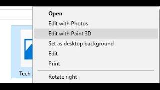 Windows 10 21H2 will remove Edit with Paint 3D from the context menu