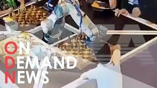 Russian Chess-Playing Robot BREAKS Child’s Finger