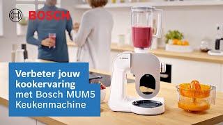 Verbeter uw kookervaring met de Bosch MUM5 Keukenmachine | Bosch Home Nederland