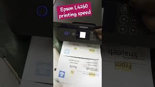 Epson L4260 Printing Speed #printing #jinitechbd #trendingshorts